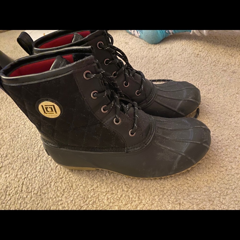 Liz Claiborne duck boots! Barely worn!